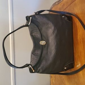 Marino Orlandi leather embossed bag